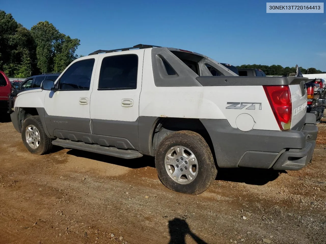 2002 Chevrolet Avalanche K1500 VIN: 3GNEK13T72G164413 Lot: 69691084