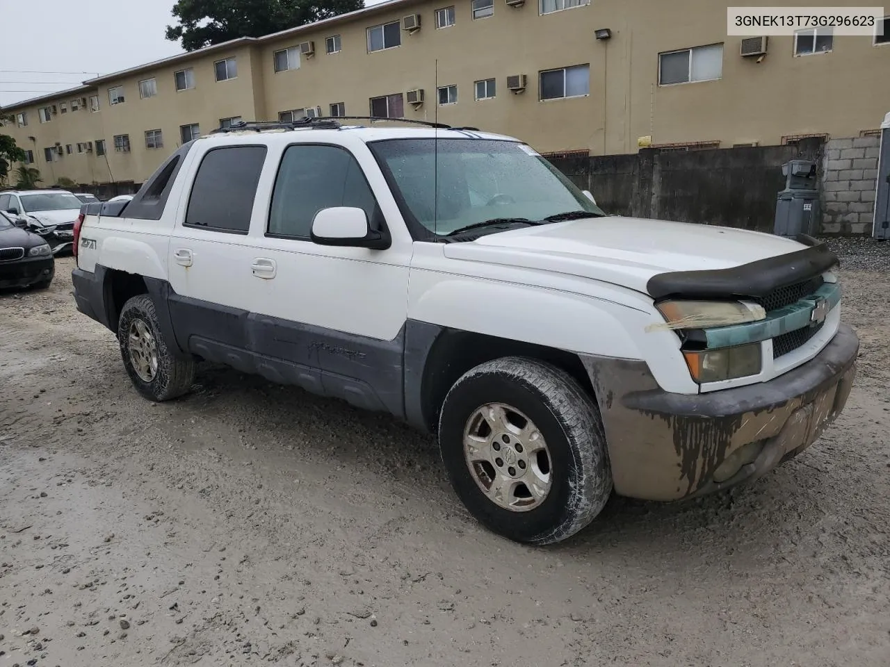 2003 Chevrolet Avalanche K1500 VIN: 3GNEK13T73G296623 Lot: 71779084