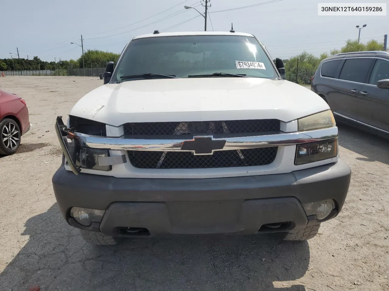 2004 Chevrolet Avalanche K1500 VIN: 3GNEK12T64G159286 Lot: 67934054