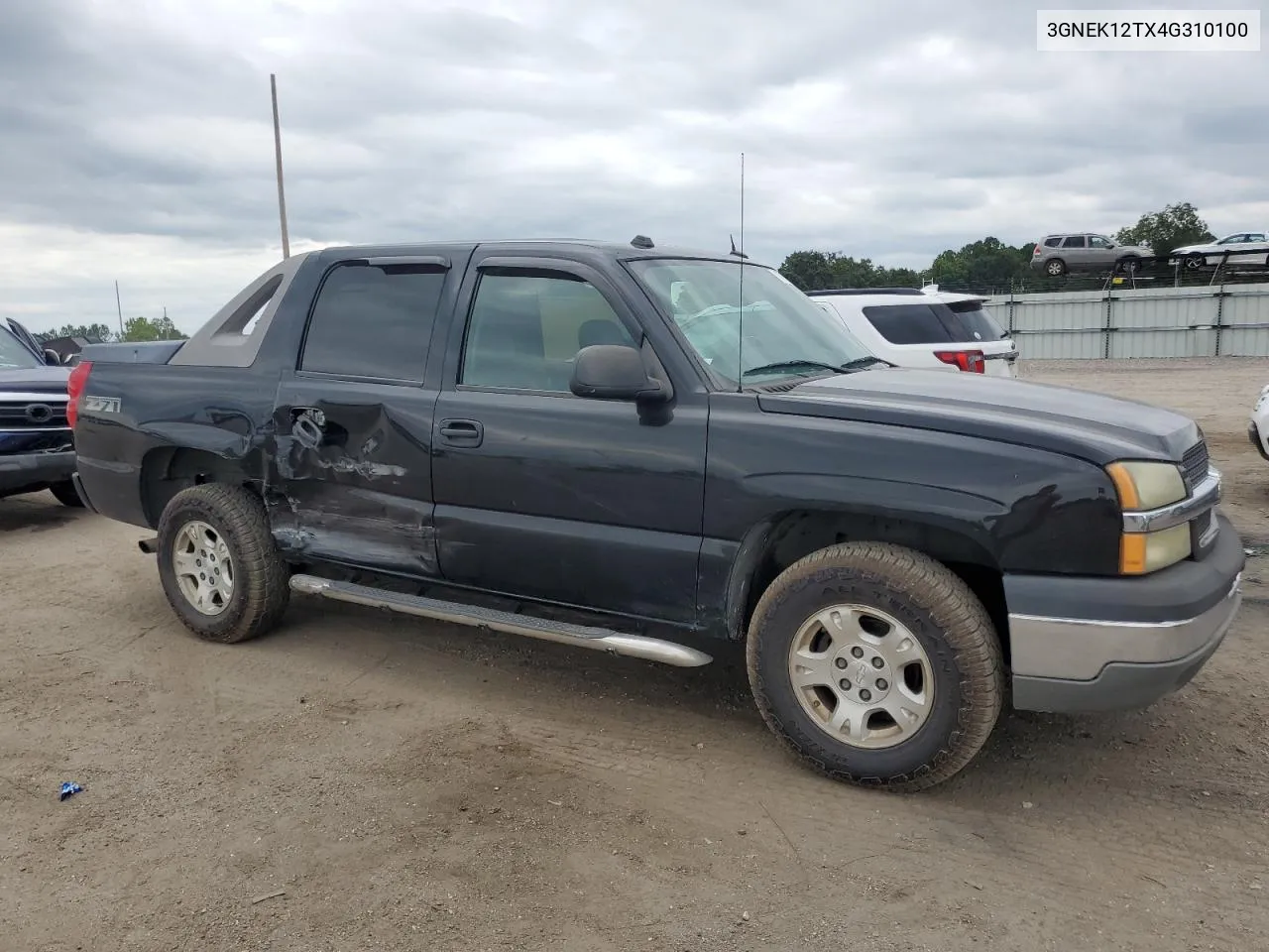 2004 Chevrolet Avalanche K1500 VIN: 3GNEK12TX4G310100 Lot: 70500004