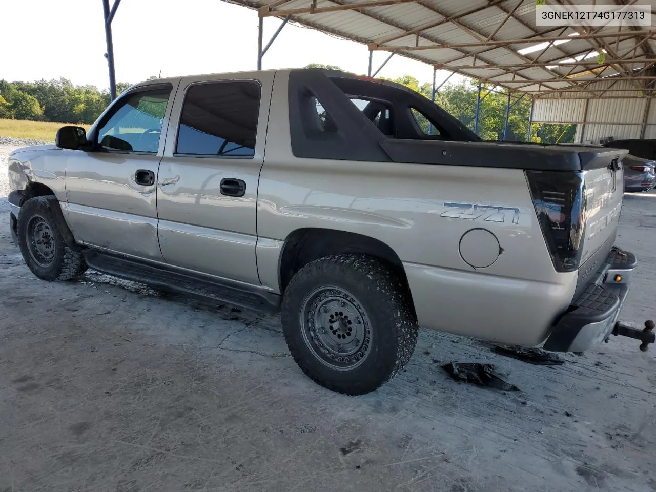 2004 Chevrolet Avalanche K1500 VIN: 3GNEK12T74G177313 Lot: 70644544