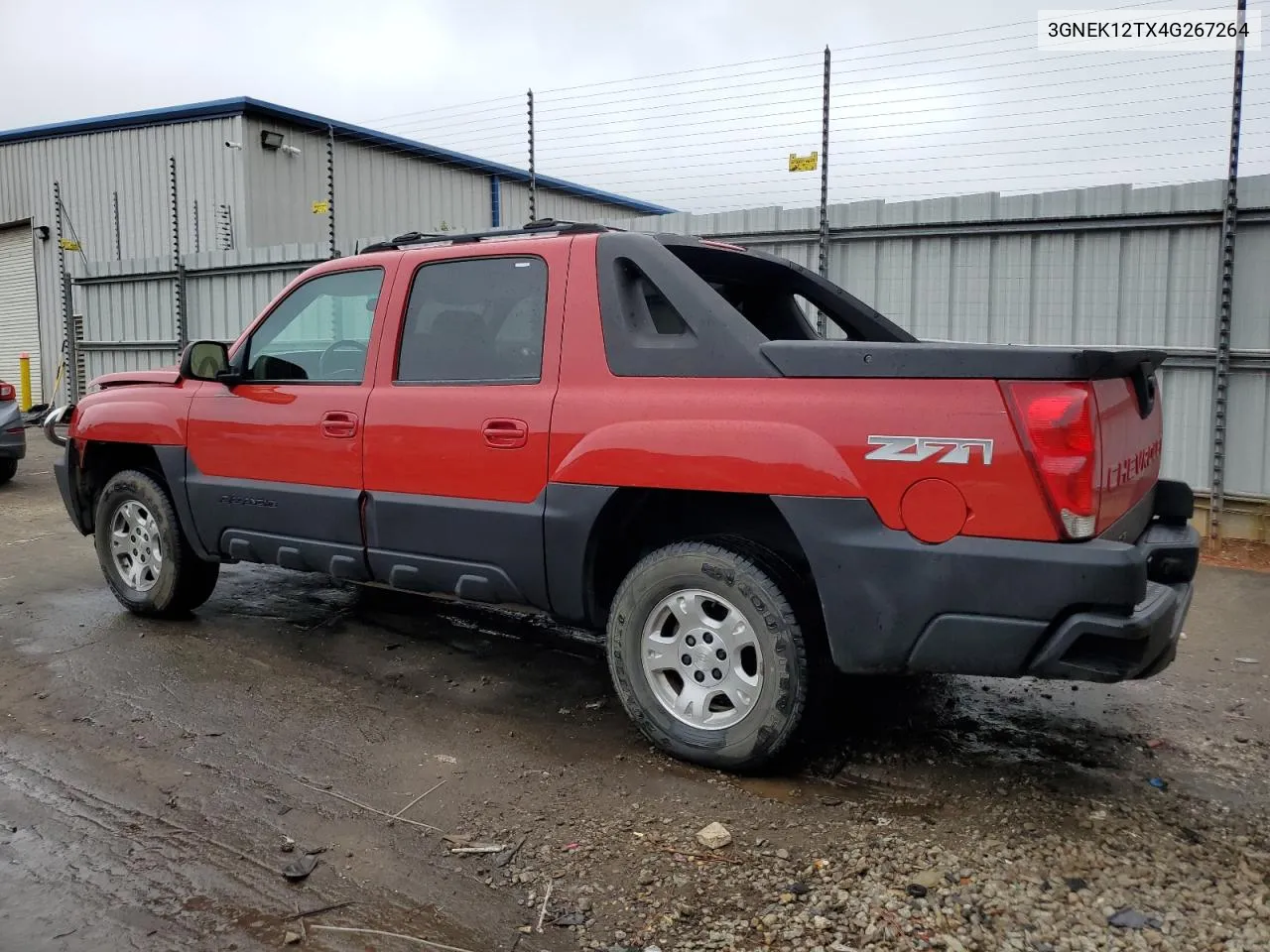 2004 Chevrolet Avalanche K1500 VIN: 3GNEK12TX4G267264 Lot: 71490424