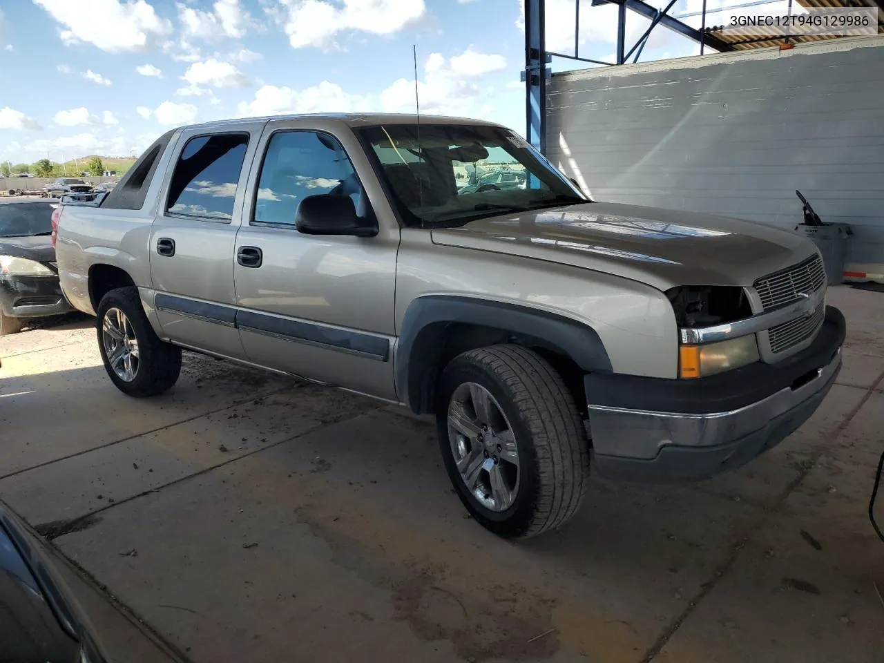 2004 Chevrolet Avalanche C1500 VIN: 3GNEC12T94G129986 Lot: 71597374