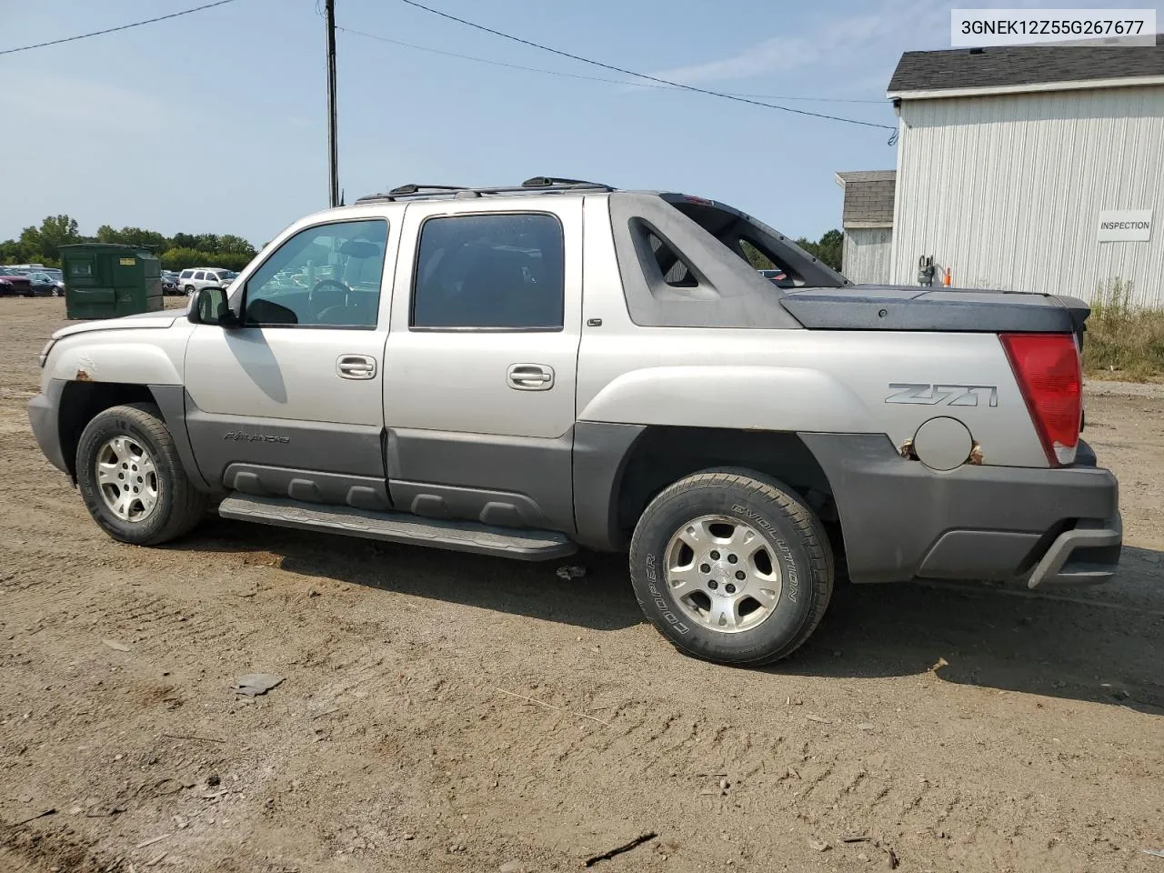 2005 Chevrolet Avalanche K1500 VIN: 3GNEK12Z55G267677 Lot: 70647404