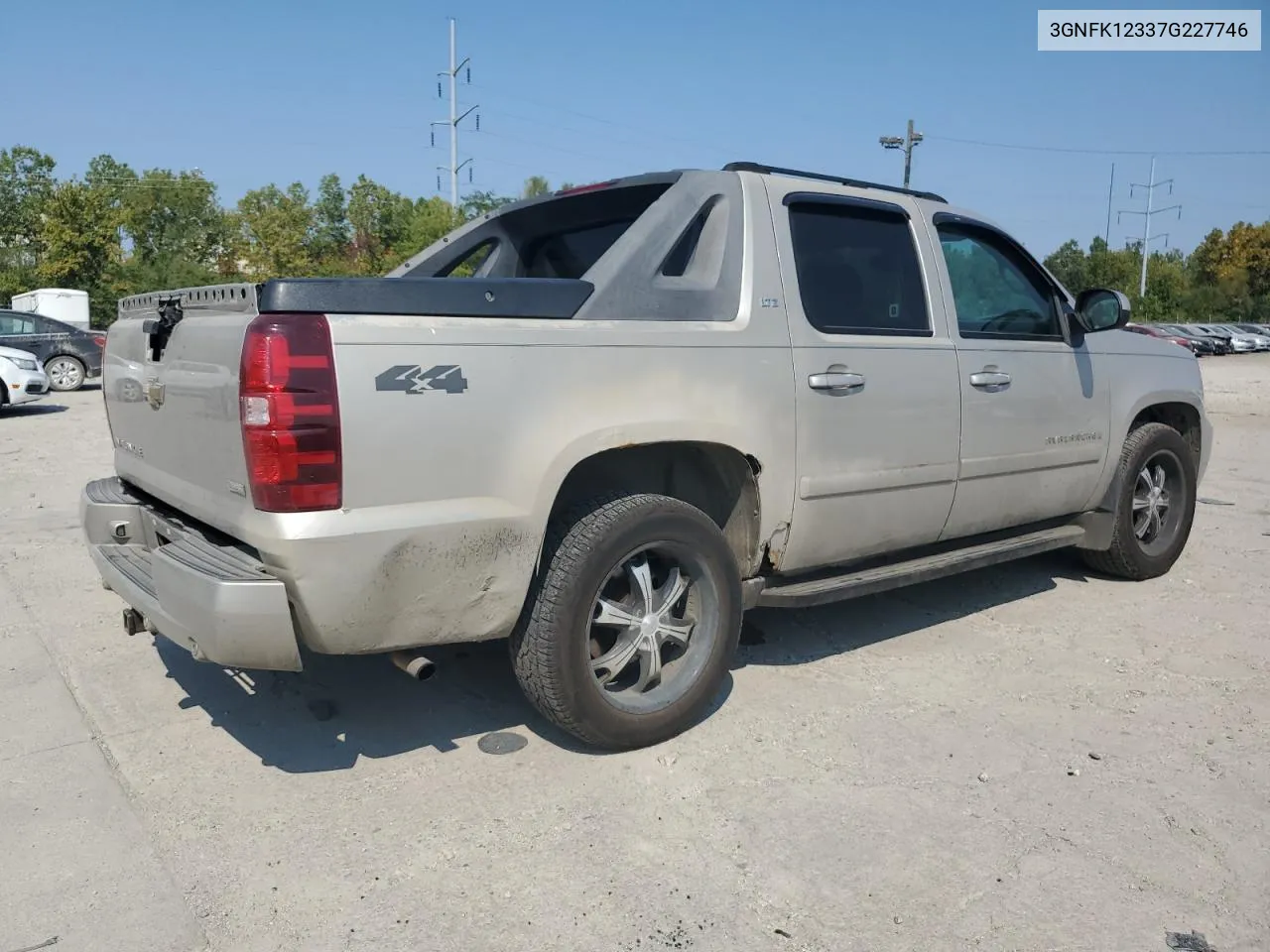 2007 Chevrolet Avalanche K1500 VIN: 3GNFK12337G227746 Lot: 69759734