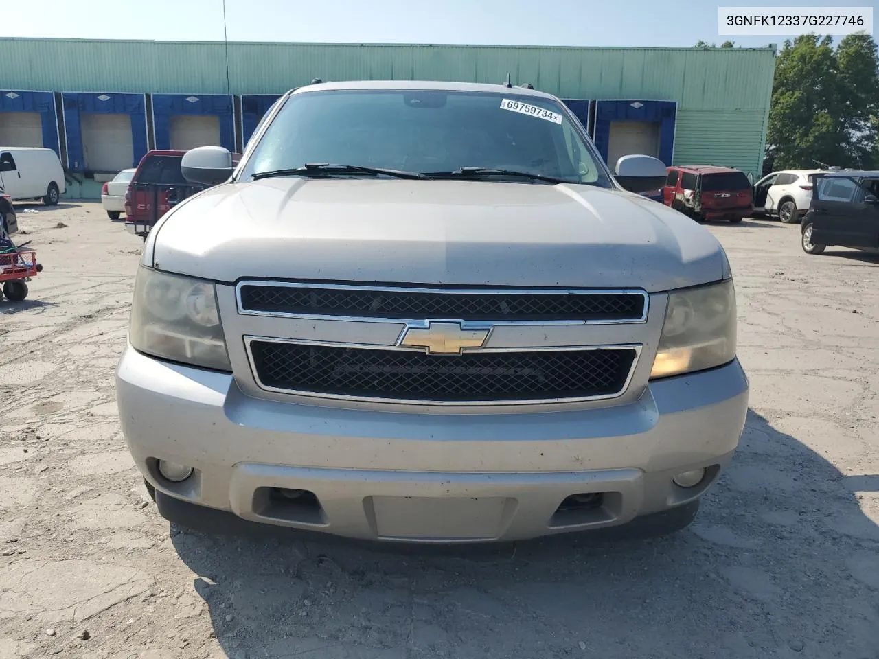 2007 Chevrolet Avalanche K1500 VIN: 3GNFK12337G227746 Lot: 69759734