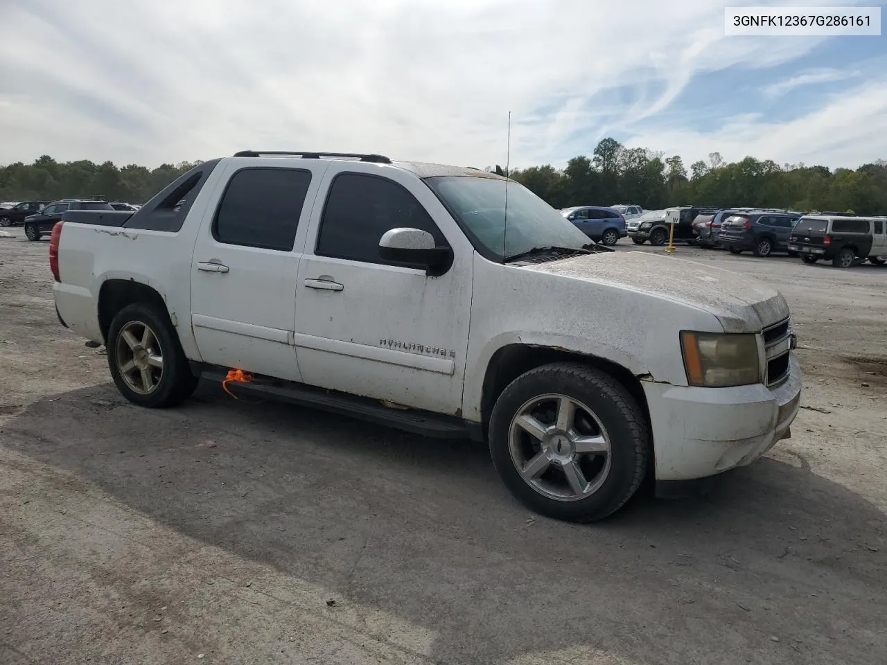 2007 Chevrolet Avalanche K1500 VIN: 3GNFK12367G286161 Lot: 71869154