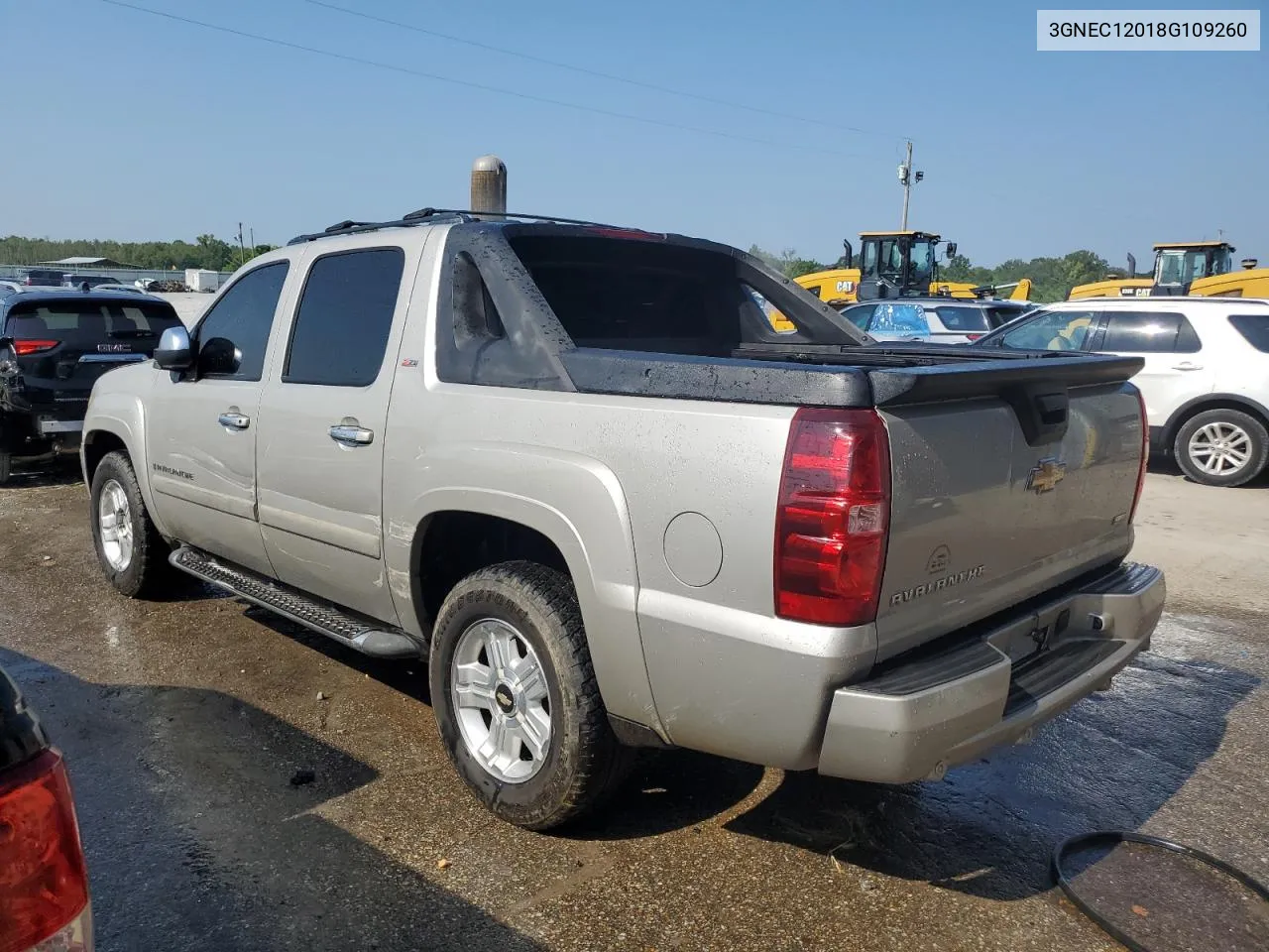 2008 Chevrolet Avalanche C1500 VIN: 3GNEC12018G109260 Lot: 65572154