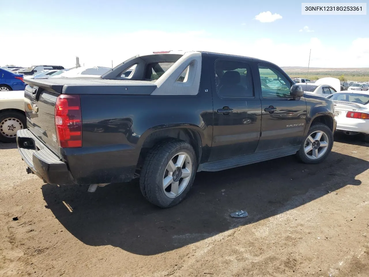 2008 Chevrolet Avalanche K1500 VIN: 3GNFK12318G253361 Lot: 71666094