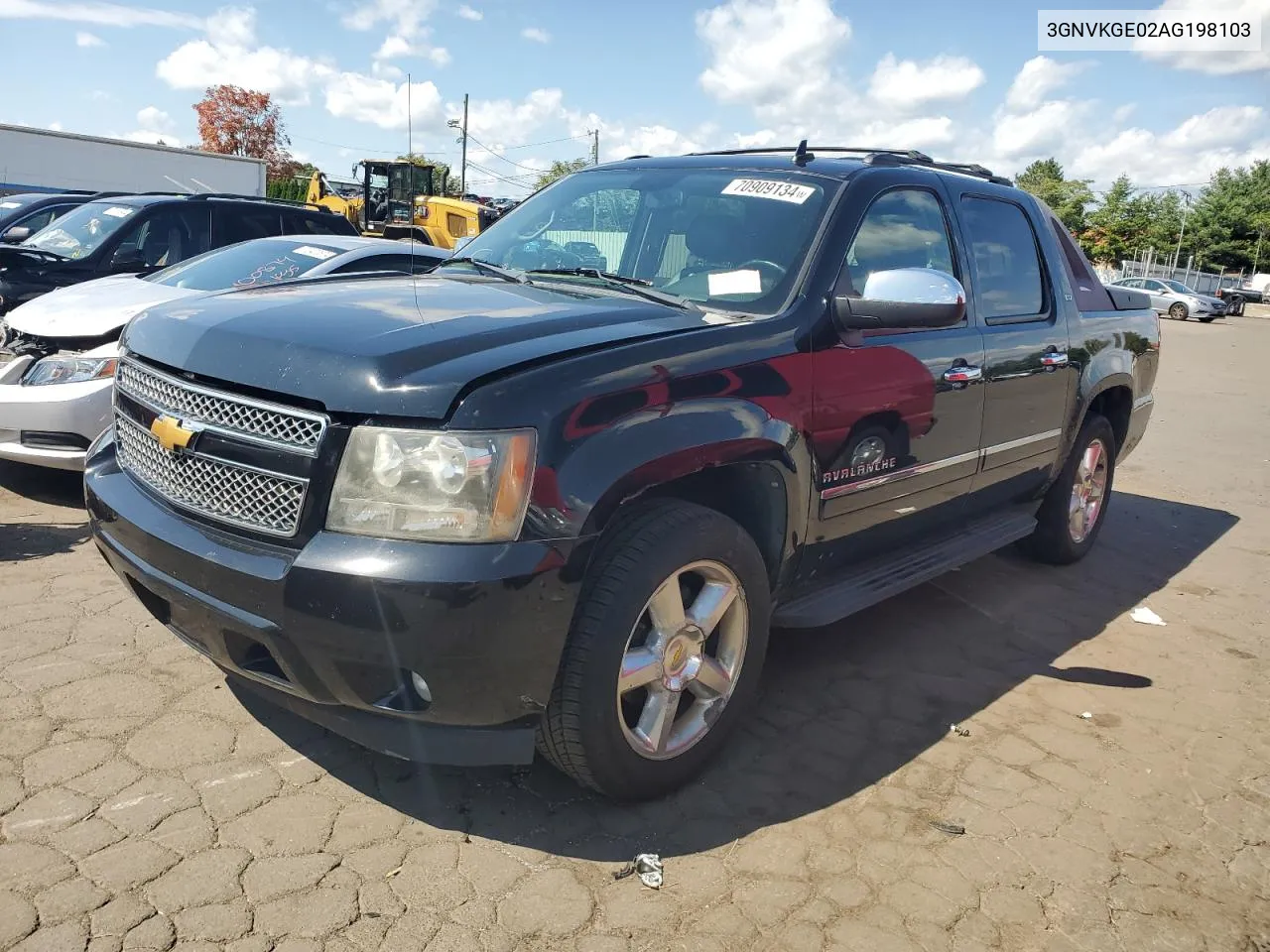 2010 Chevrolet Avalanche Ltz VIN: 3GNVKGE02AG198103 Lot: 70909134