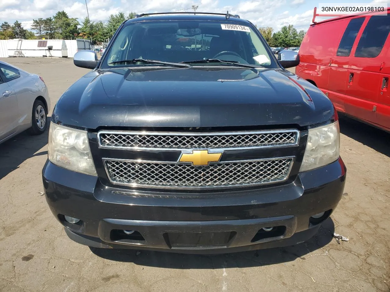 2010 Chevrolet Avalanche Ltz VIN: 3GNVKGE02AG198103 Lot: 70909134