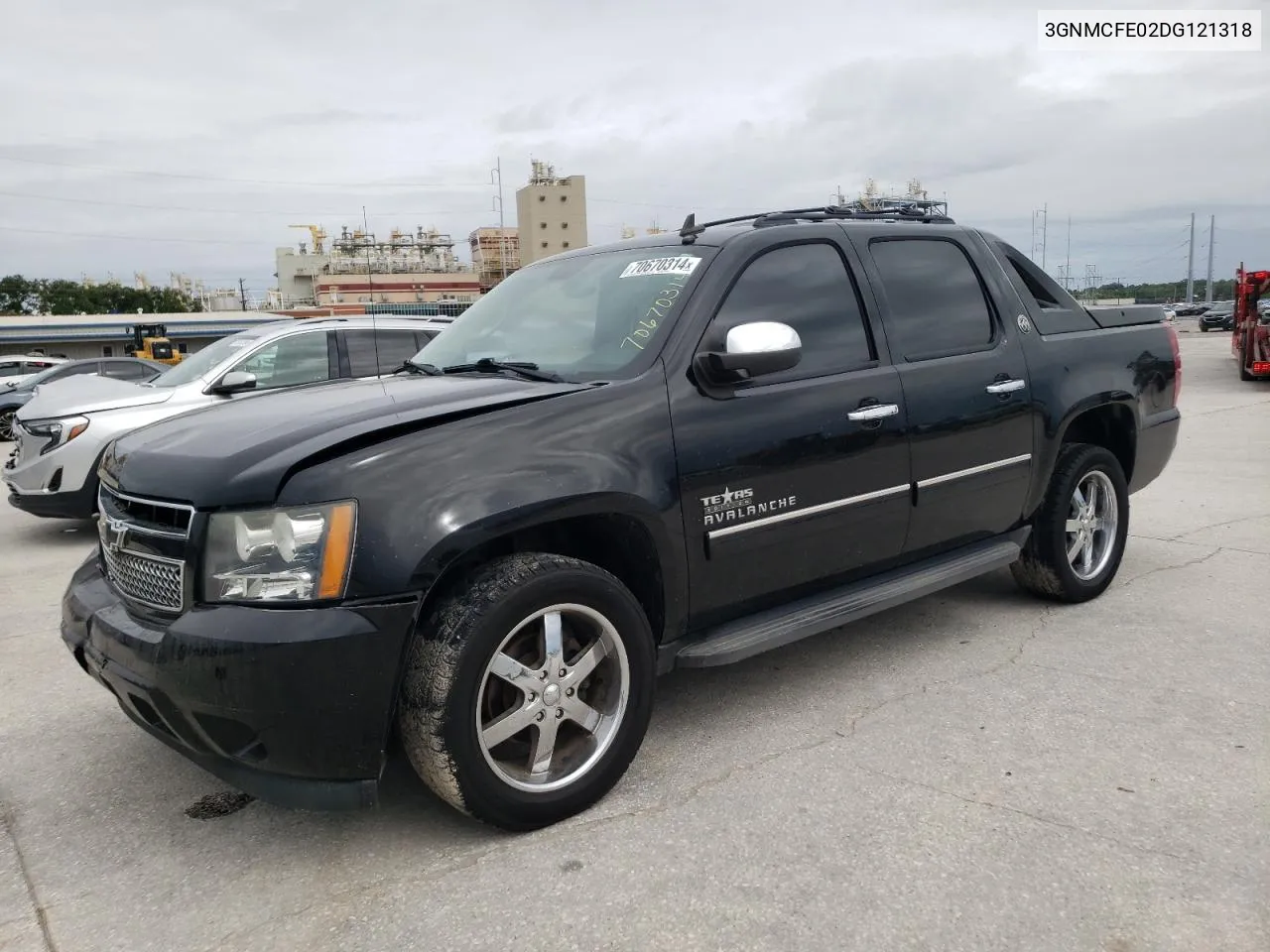 2013 Chevrolet Avalanche Lt VIN: 3GNMCFE02DG121318 Lot: 70670314