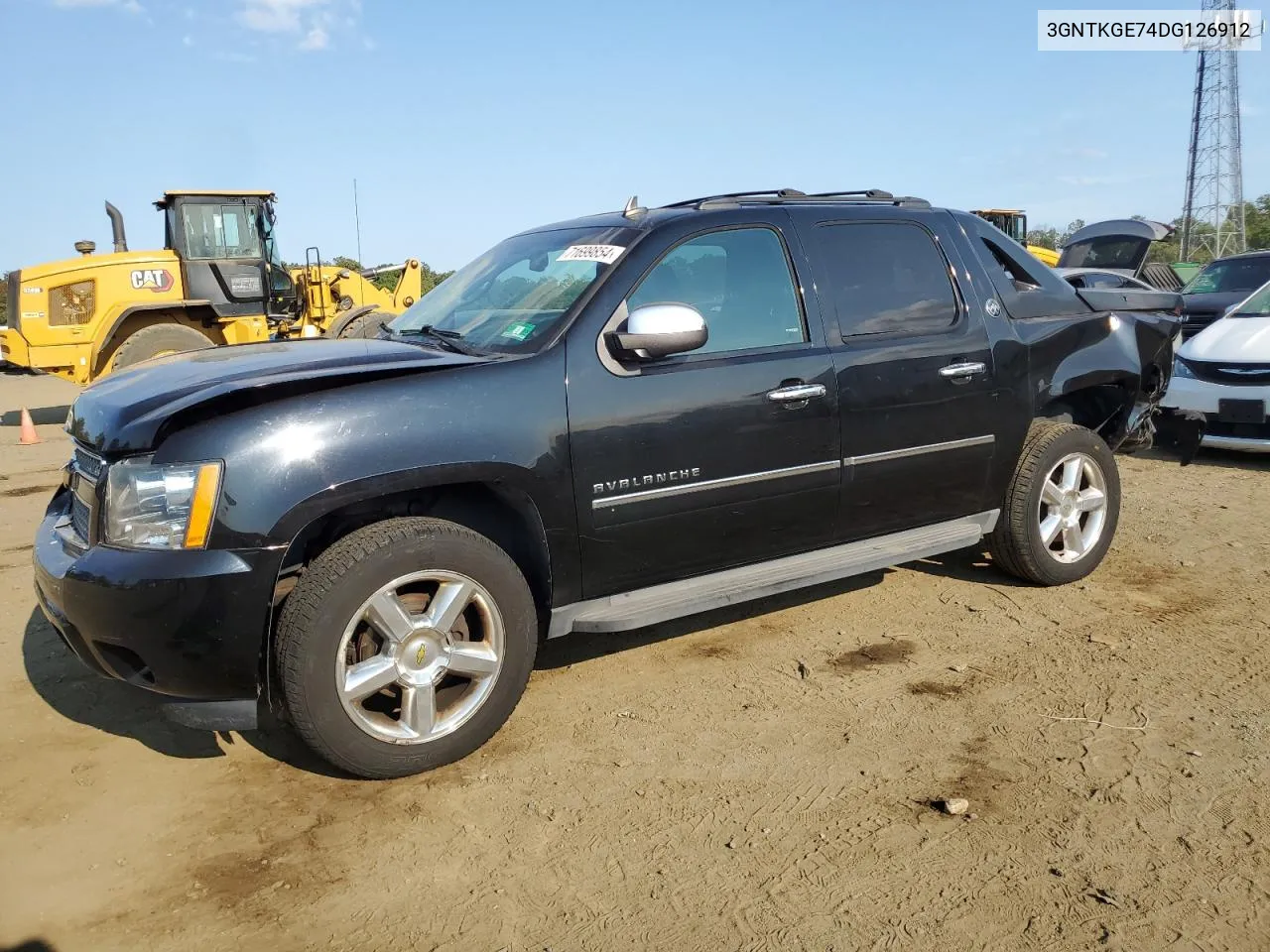 3GNTKGE74DG126912 2013 Chevrolet Avalanche Ltz