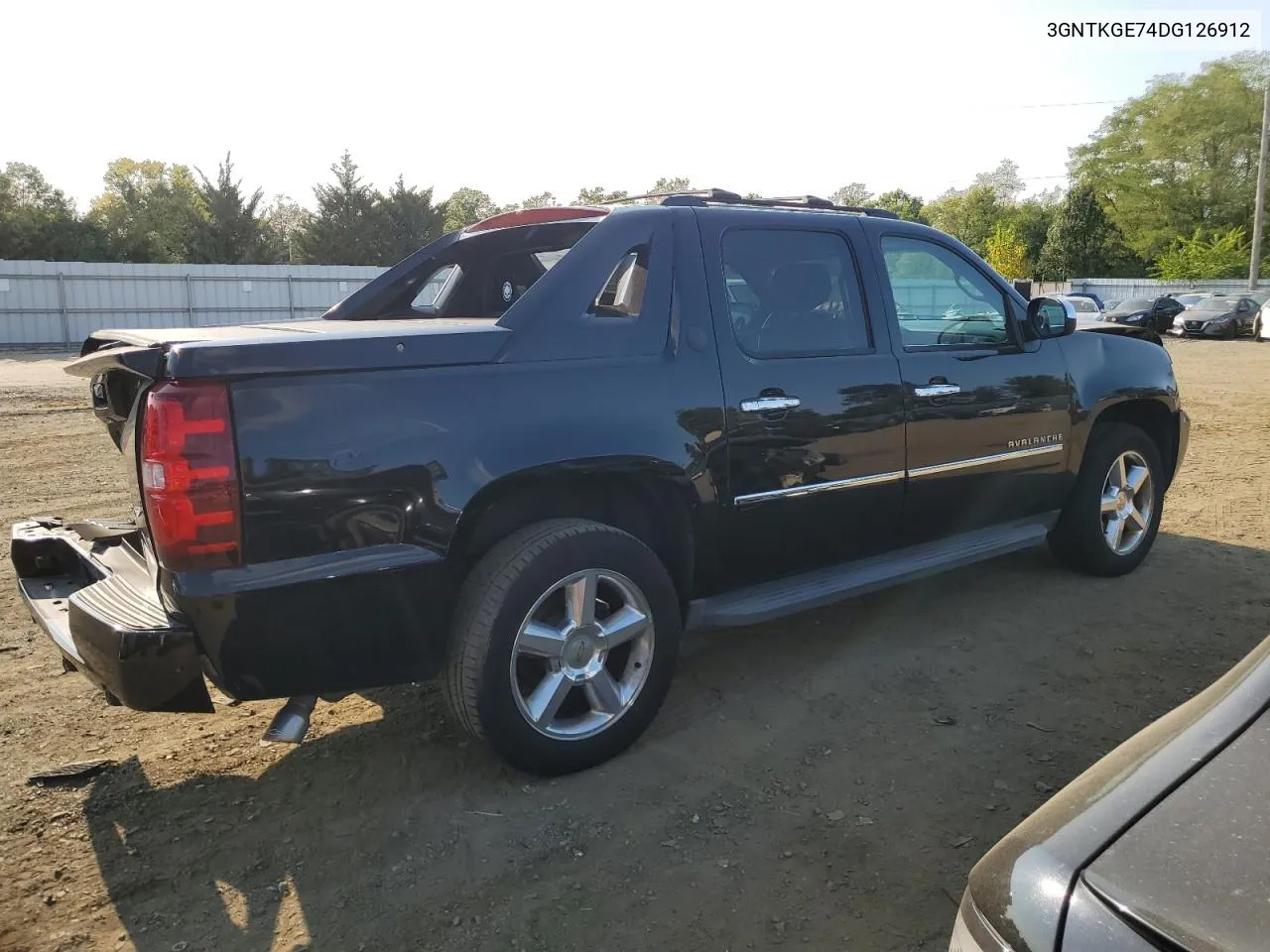 2013 Chevrolet Avalanche Ltz VIN: 3GNTKGE74DG126912 Lot: 71699854