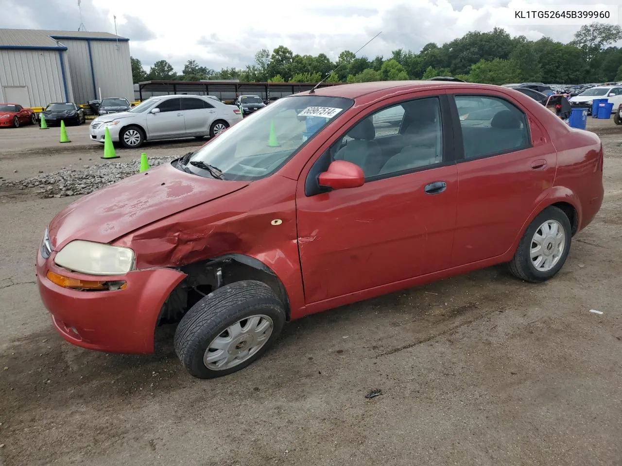 2005 Chevrolet Aveo Lt VIN: KL1TG52645B399960 Lot: 67527514