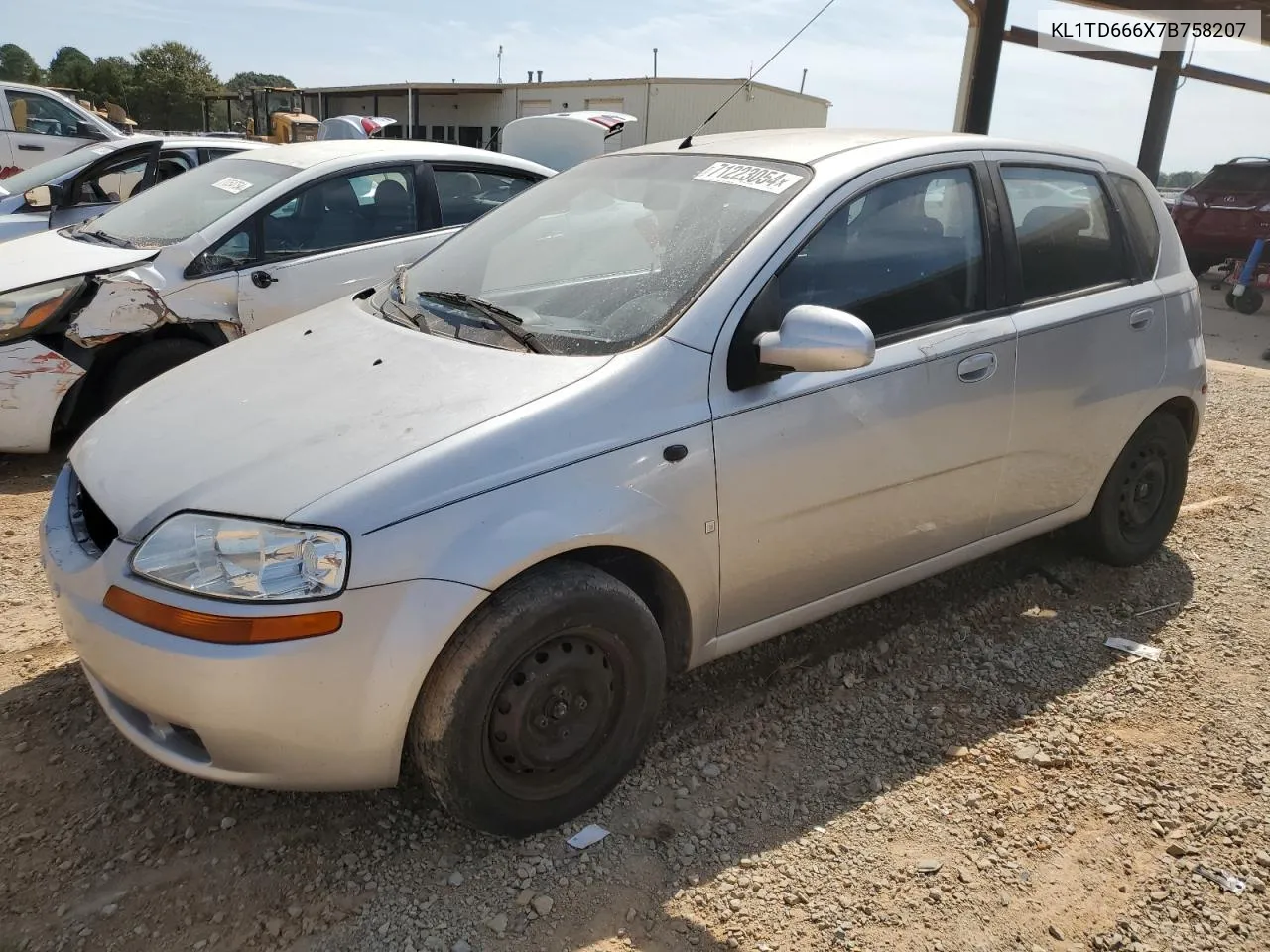 KL1TD666X7B758207 2007 Chevrolet Aveo Base