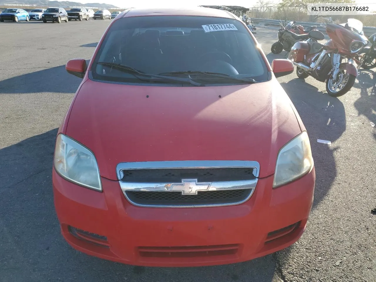 2007 Chevrolet Aveo Base VIN: KL1TD56687B176682 Lot: 71817744