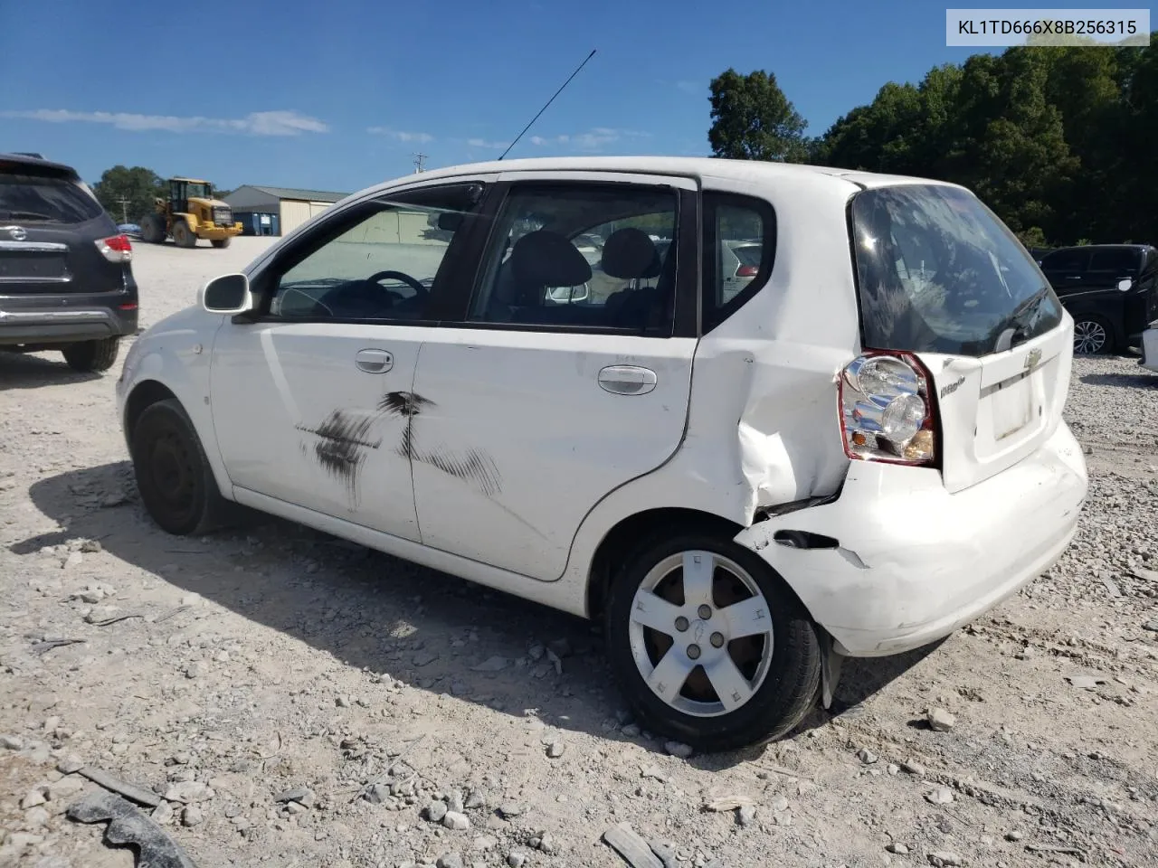 KL1TD666X8B256315 2008 Chevrolet Aveo Base