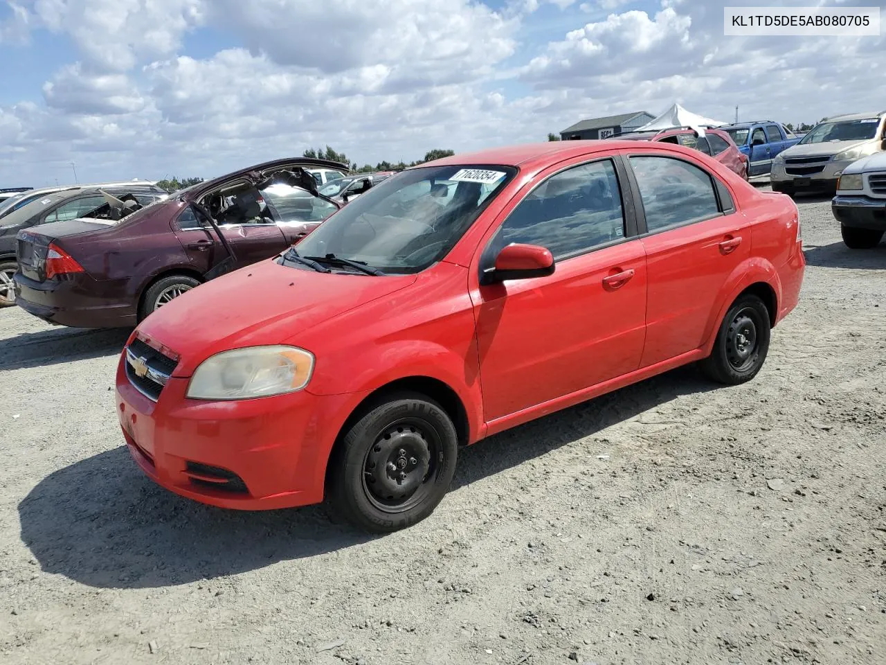 KL1TD5DE5AB080705 2010 Chevrolet Aveo Ls