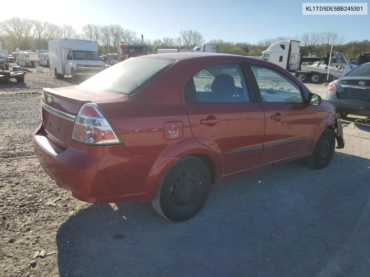 2011 Chevrolet Aveo Ls VIN: KL1TD5DE5BB245301 Lot: 50510334