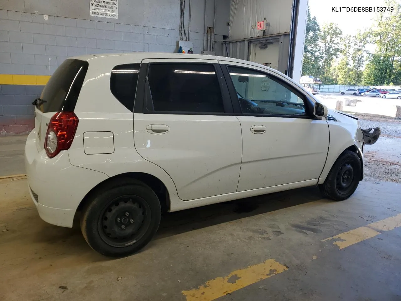 2011 Chevrolet Aveo Ls VIN: KL1TD6DE8BB153749 Lot: 65659374