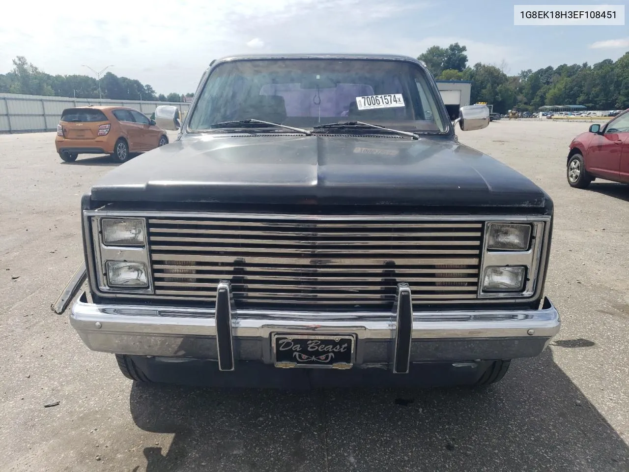 1984 Chevrolet Blazer K10 VIN: 1G8EK18H3EF108451 Lot: 70061574