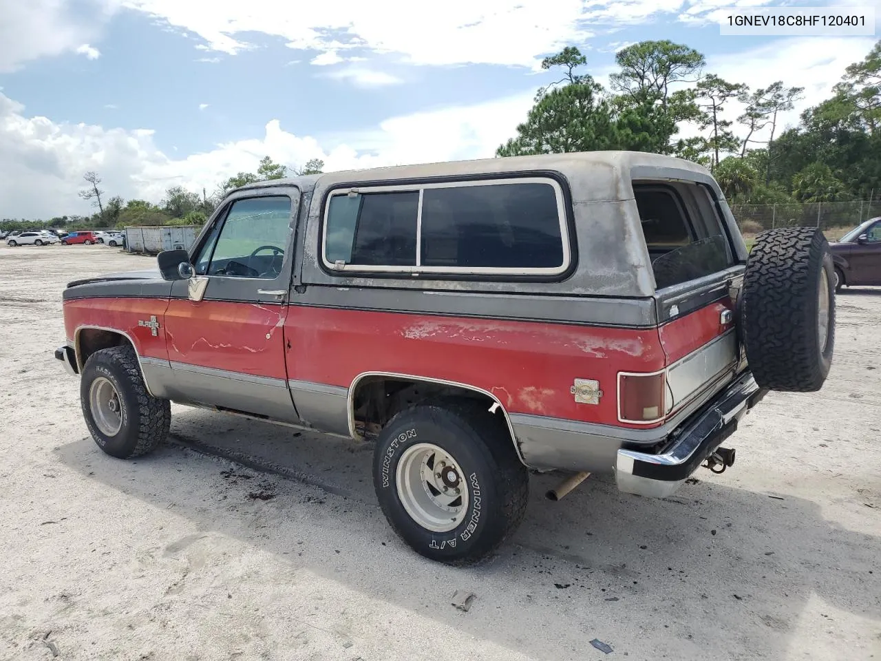 1987 Chevrolet Blazer V10 VIN: 1GNEV18C8HF120401 Lot: 68915934