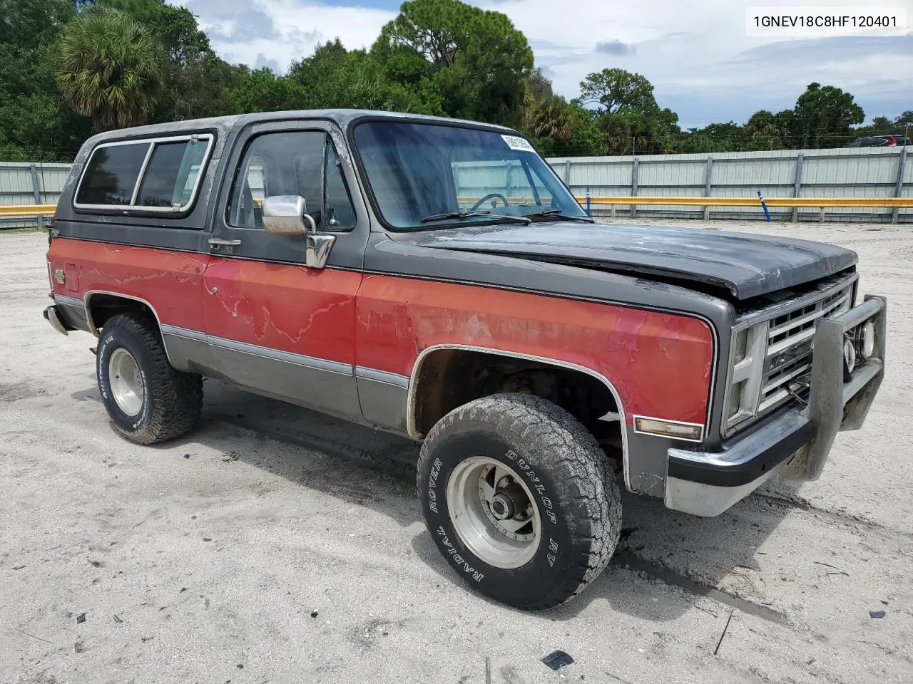 1GNEV18C8HF120401 1987 Chevrolet Blazer V10