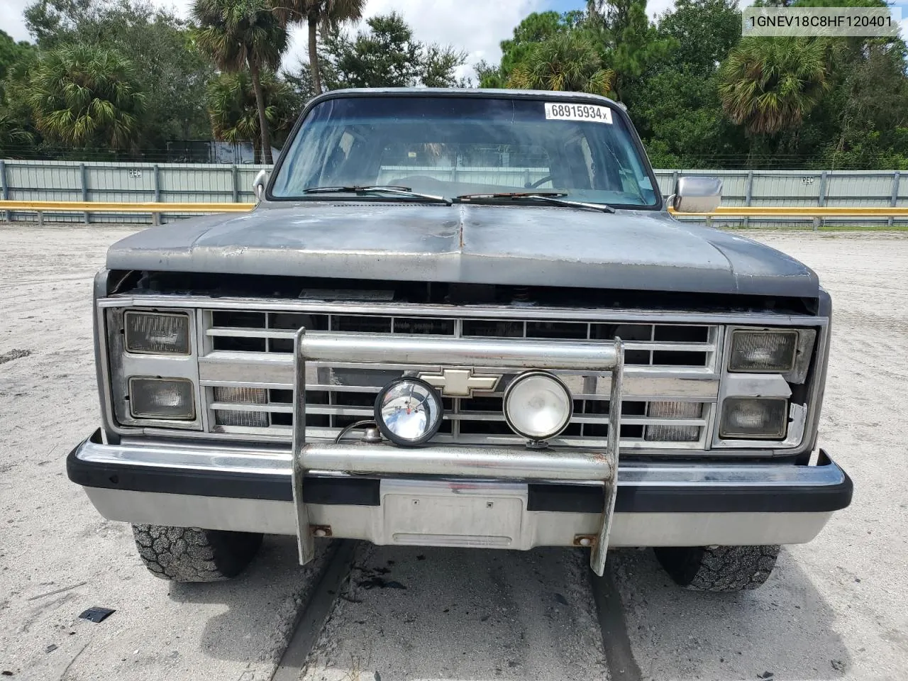 1987 Chevrolet Blazer V10 VIN: 1GNEV18C8HF120401 Lot: 68915934