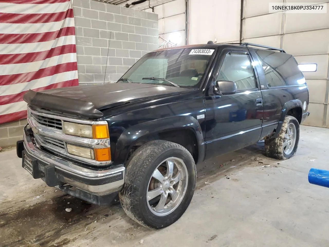 1993 Chevrolet Blazer K1500 VIN: 1GNEK18K0PJ334777 Lot: 74383033