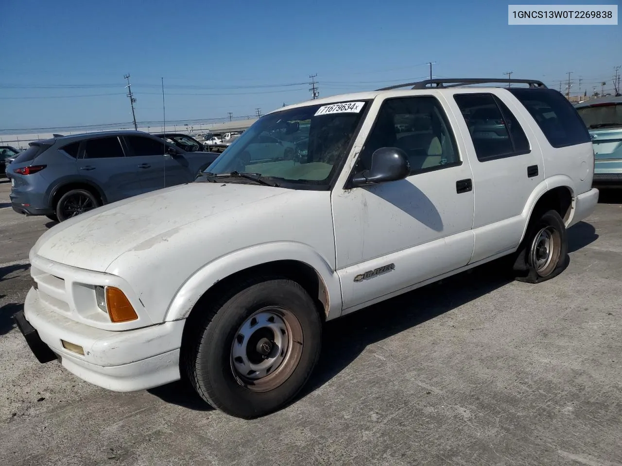 1996 Chevrolet Blazer VIN: 1GNCS13W0T2269838 Lot: 71679634