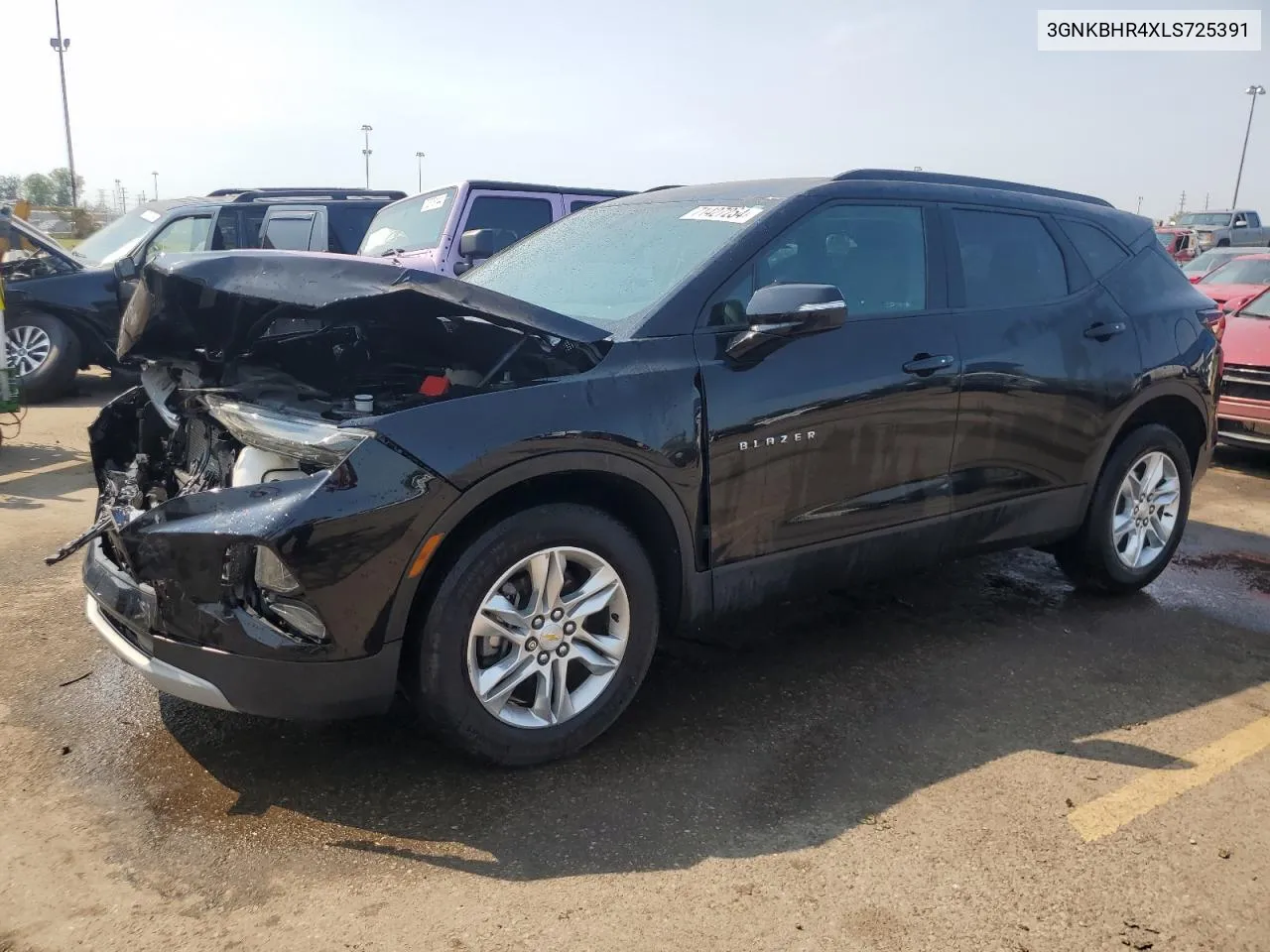 2020 Chevrolet Blazer 2Lt VIN: 3GNKBHR4XLS725391 Lot: 71427254