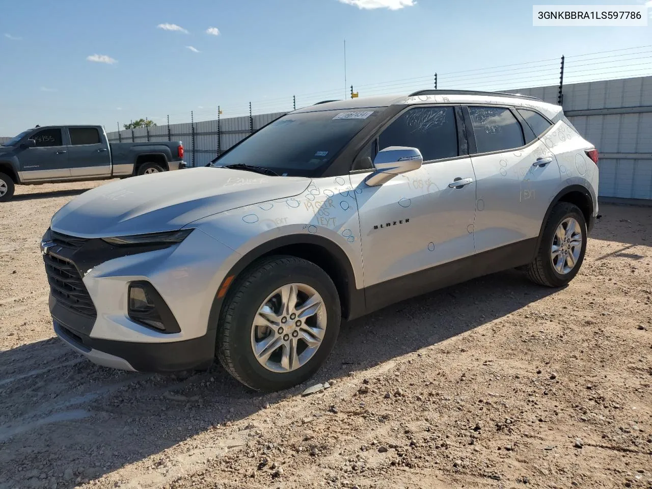 2020 Chevrolet Blazer 1Lt VIN: 3GNKBBRA1LS597786 Lot: 71667434