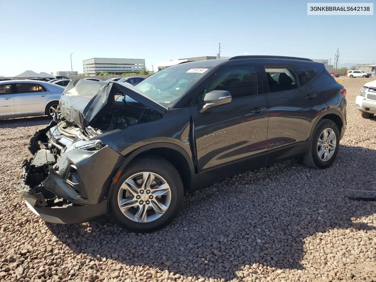 2020 Chevrolet Blazer 1Lt VIN: 3GNKBBRA6LS642138 Lot: 72089194