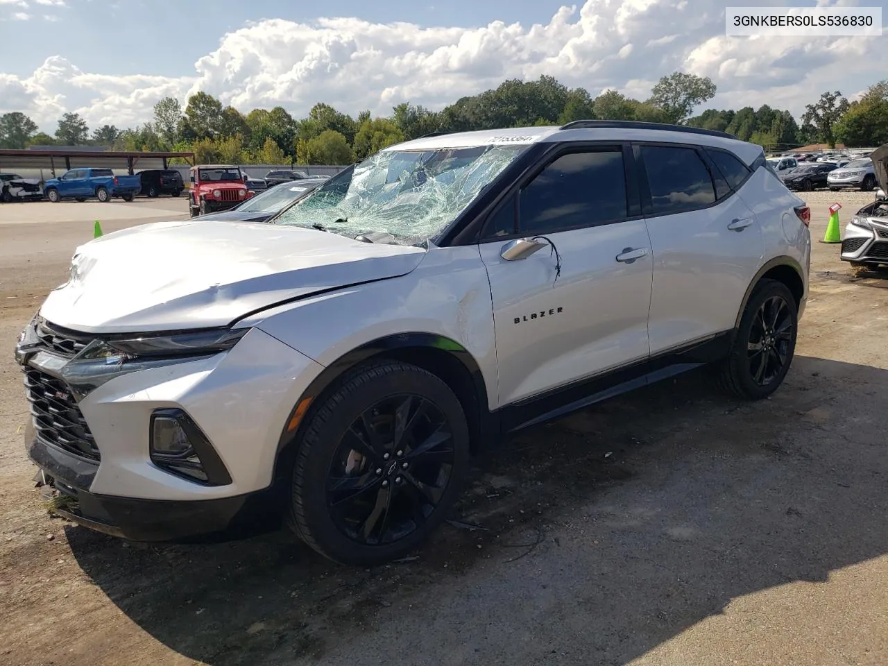 2020 Chevrolet Blazer Rs VIN: 3GNKBERS0LS536830 Lot: 72153364