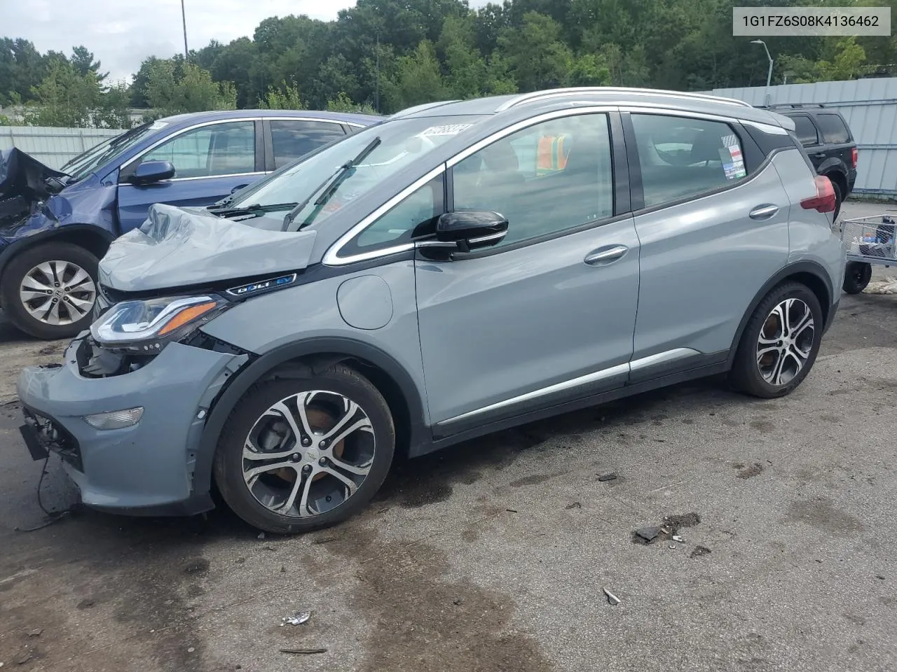 2019 Chevrolet Bolt Ev Premier VIN: 1G1FZ6S08K4136462 Lot: 67288374