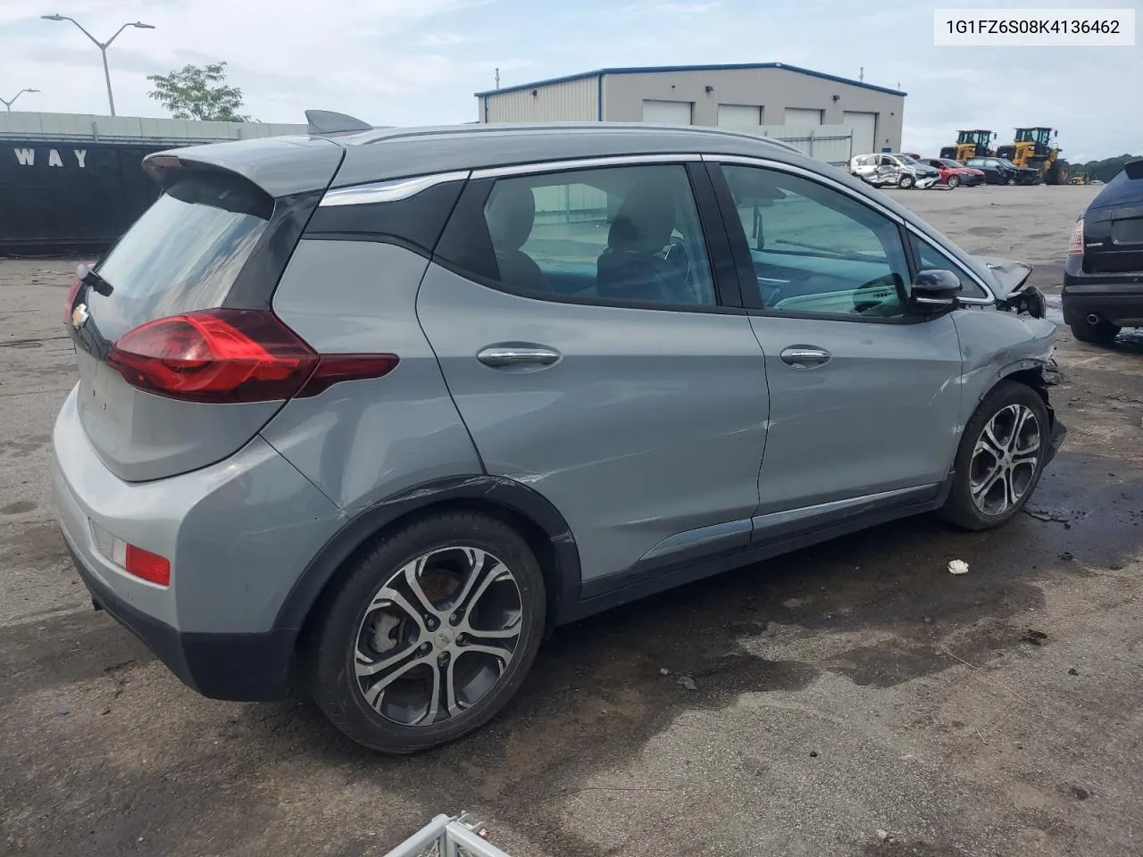 2019 Chevrolet Bolt Ev Premier VIN: 1G1FZ6S08K4136462 Lot: 67288374