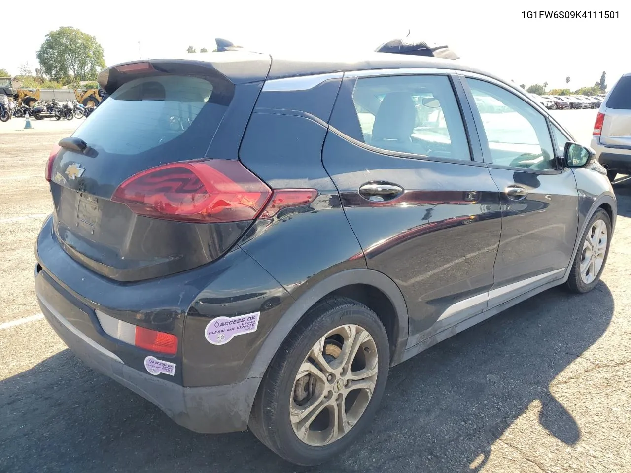 2019 Chevrolet Bolt Ev Lt VIN: 1G1FW6S09K4111501 Lot: 70294354