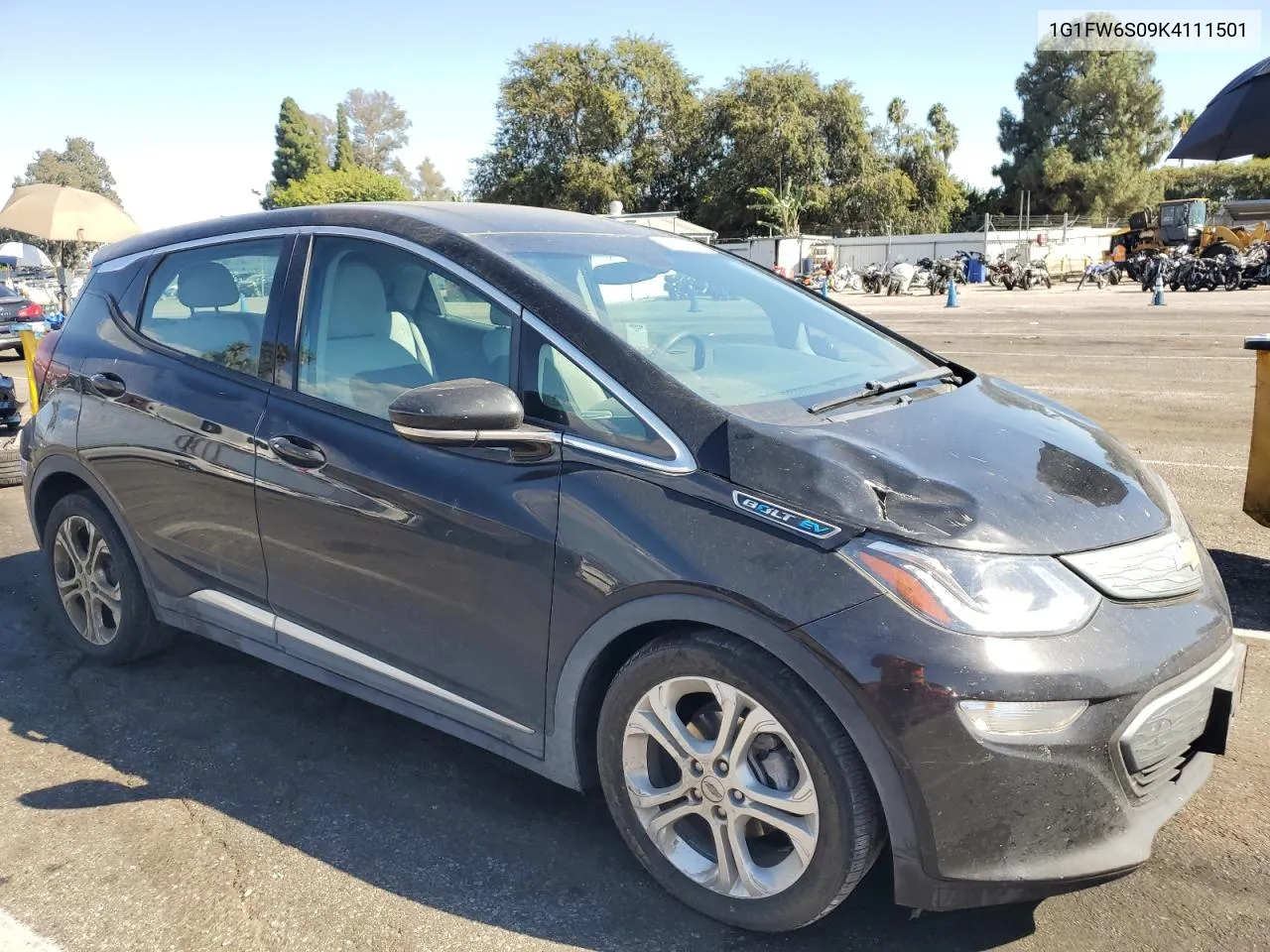 2019 Chevrolet Bolt Ev Lt VIN: 1G1FW6S09K4111501 Lot: 70294354