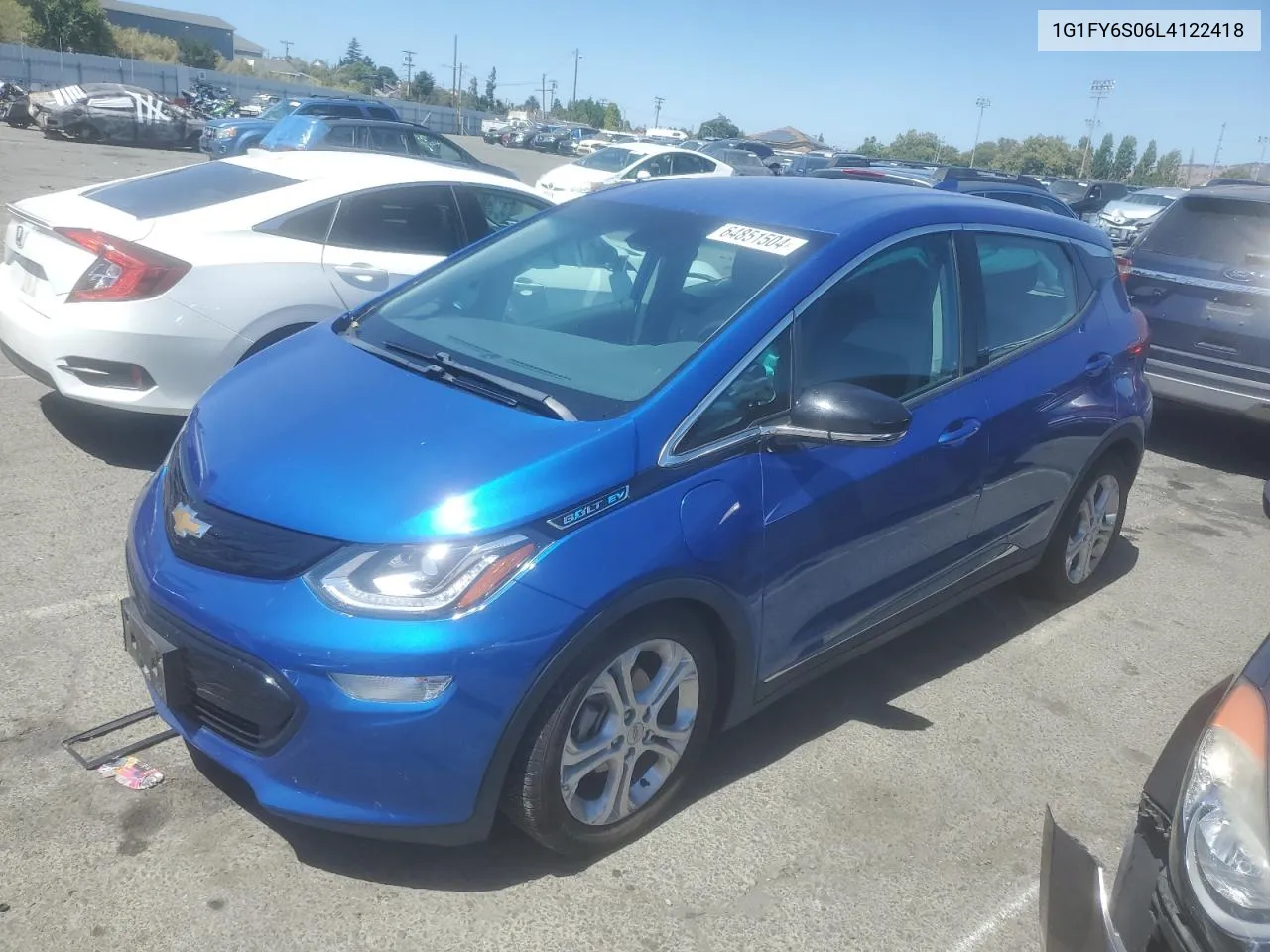 1G1FY6S06L4122418 2020 Chevrolet Bolt Ev Lt