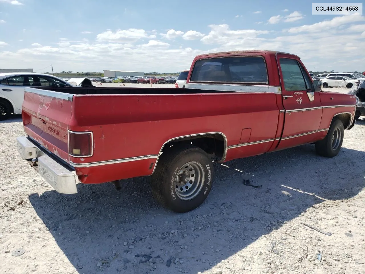 1979 Chevrolet C10 VIN: CCL449S214553 Lot: 71107184