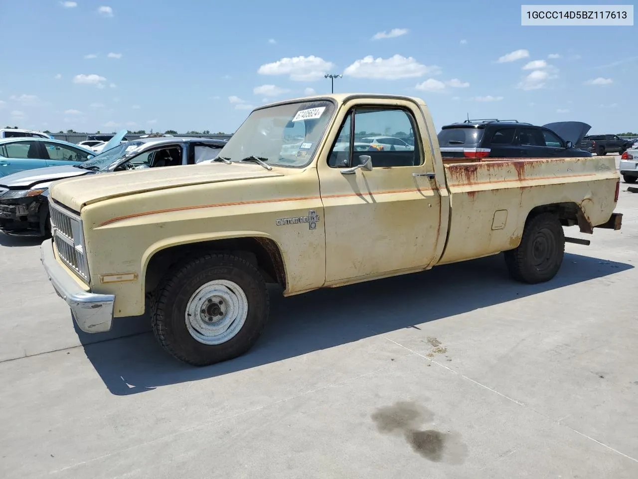 1981 Chevrolet C10 VIN: 1GCCC14D5BZ117613 Lot: 67405624