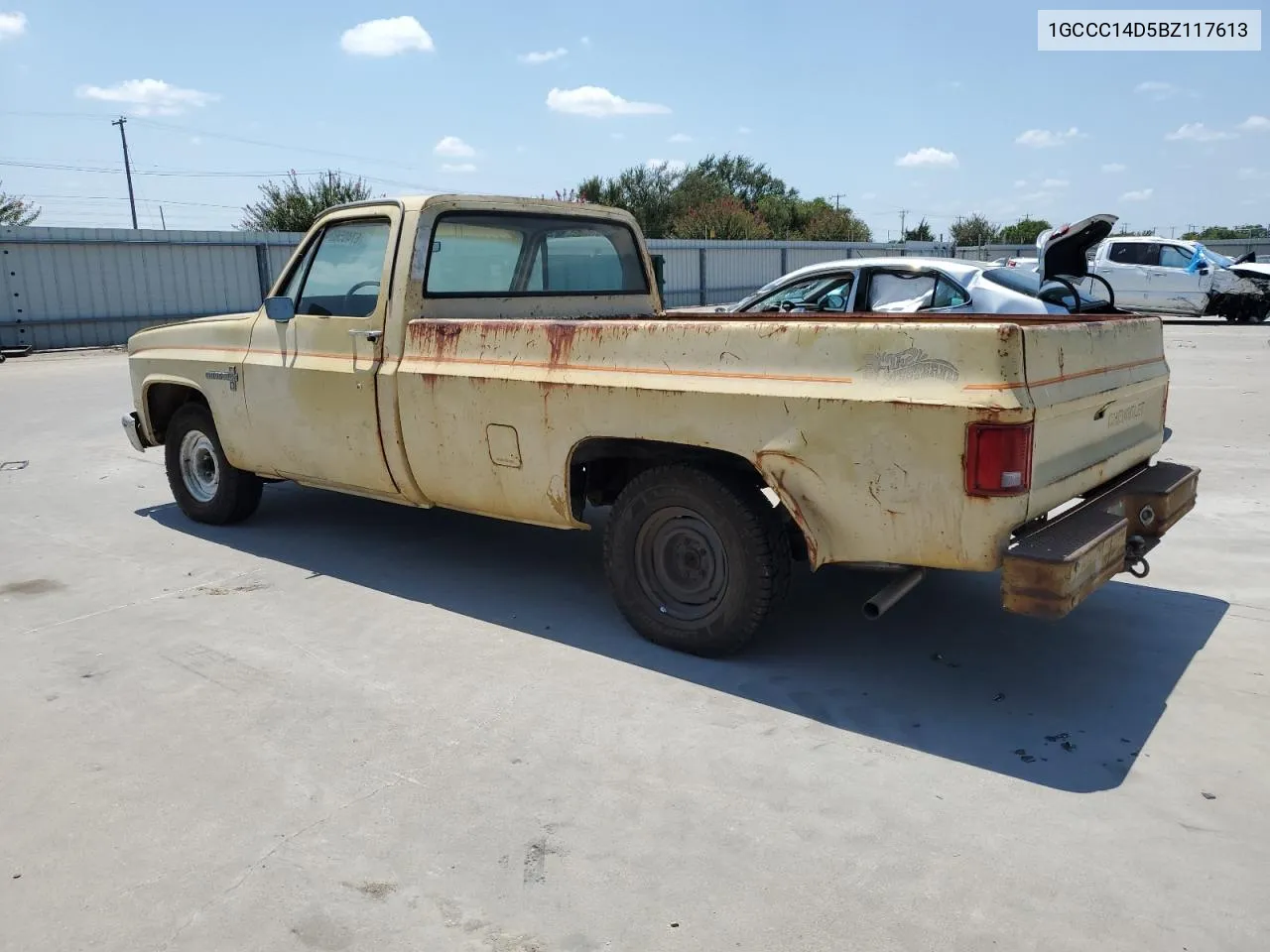 1981 Chevrolet C10 VIN: 1GCCC14D5BZ117613 Lot: 67405624