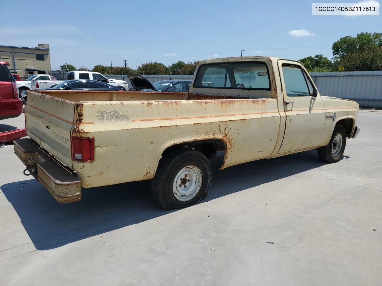 1981 Chevrolet C10 VIN: 1GCCC14D5BZ117613 Lot: 67405624