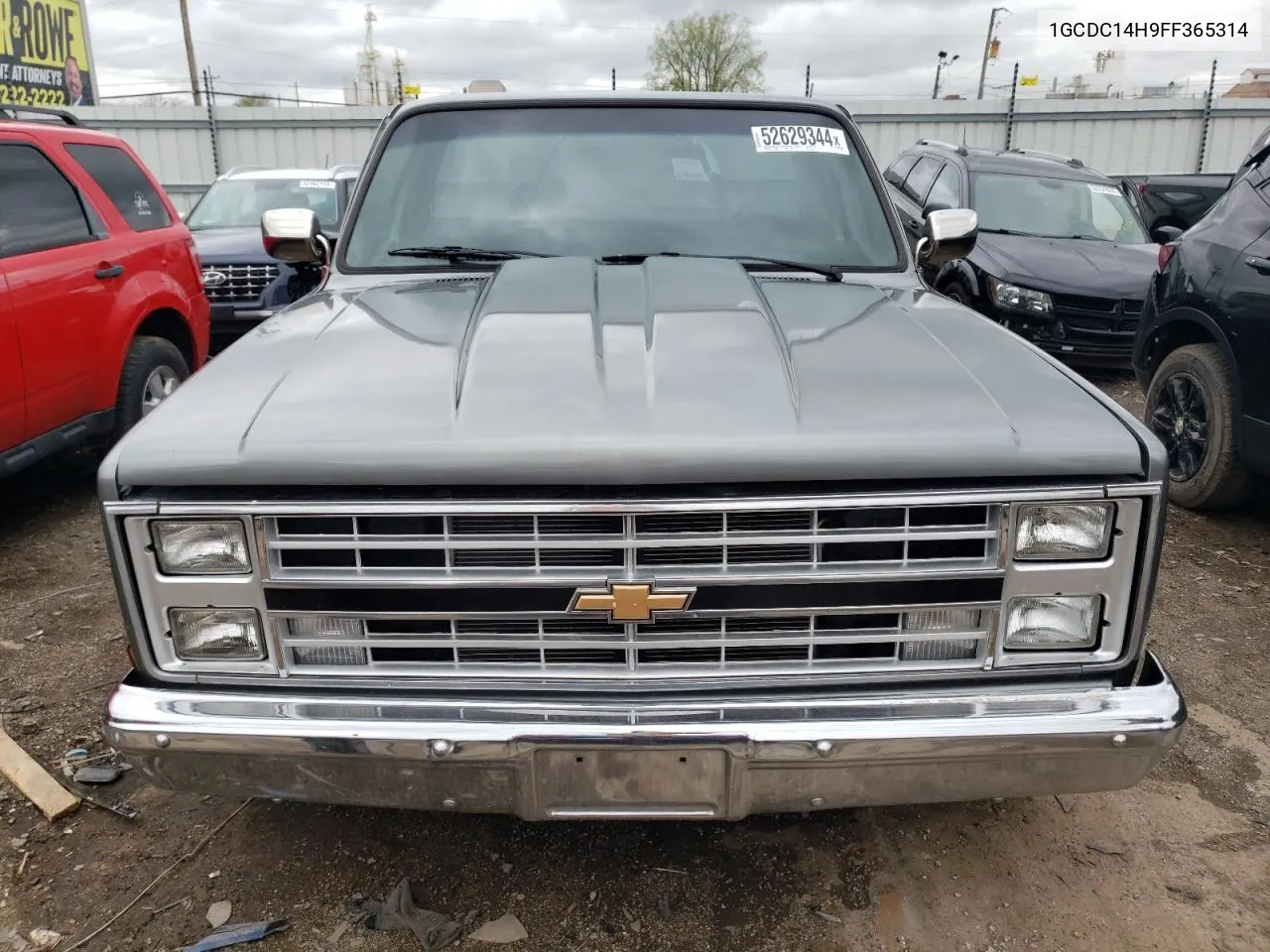 1985 Chevrolet C10 VIN: 1GCDC14H9FF365314 Lot: 52629344