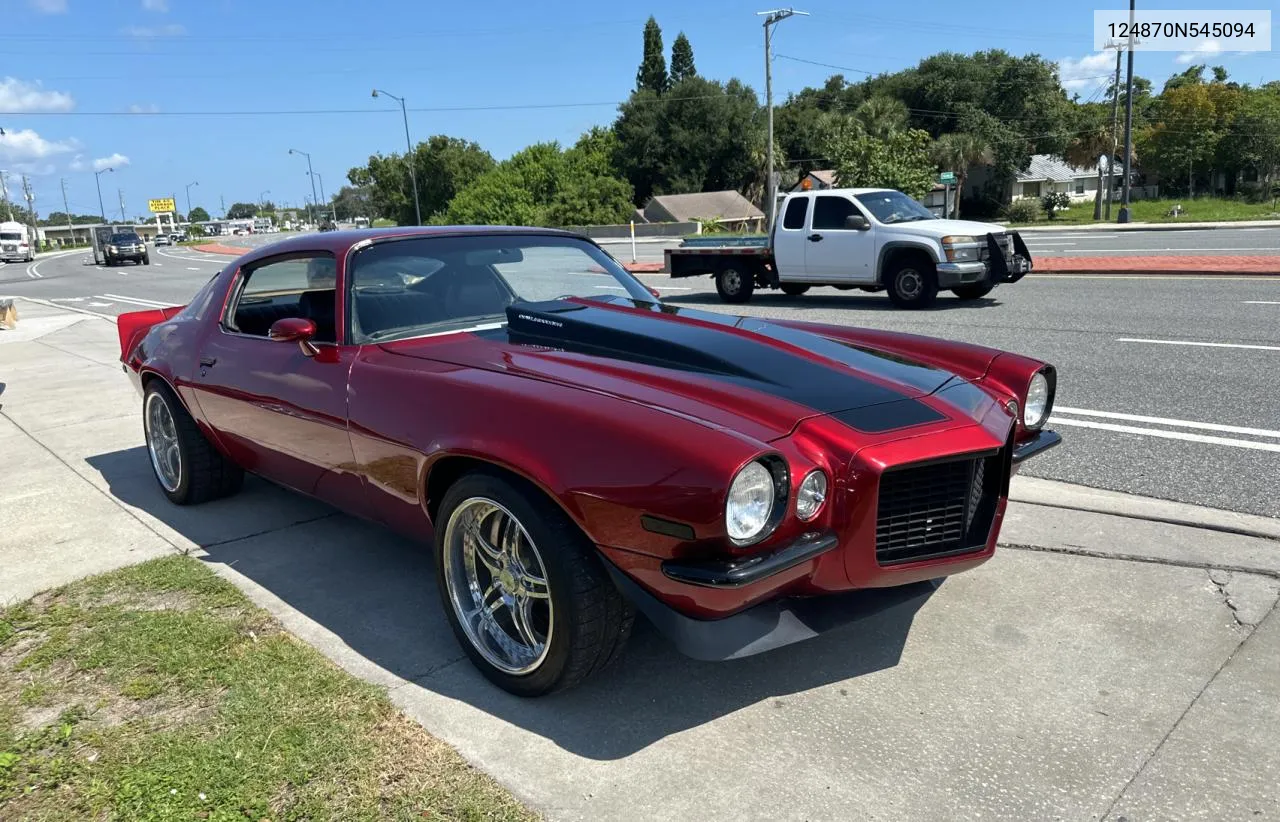 1970 Chevrolet Camaro VIN: 124870N545094 Lot: 72373914