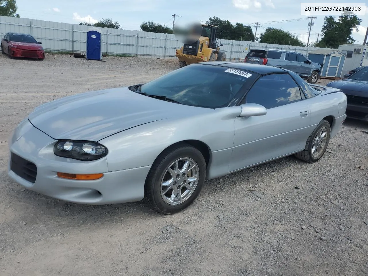 2002 Chevrolet Camaro Z28 VIN: 2G1FP22G722142903 Lot: 67151924