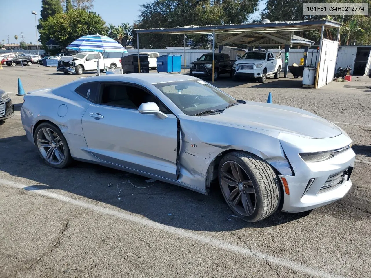 2017 Chevrolet Camaro Lt VIN: 1G1FB1RS4H0212774 Lot: 72271104