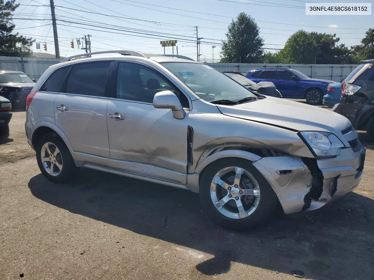 2012 Chevrolet Captiva Sport VIN: 3GNFL4E58CS618152 Lot: 69321954