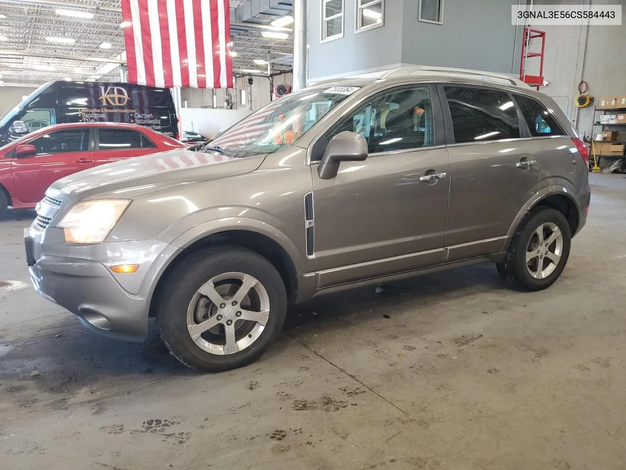 2012 Chevrolet Captiva Sport VIN: 3GNAL3E56CS584443 Lot: 72035364